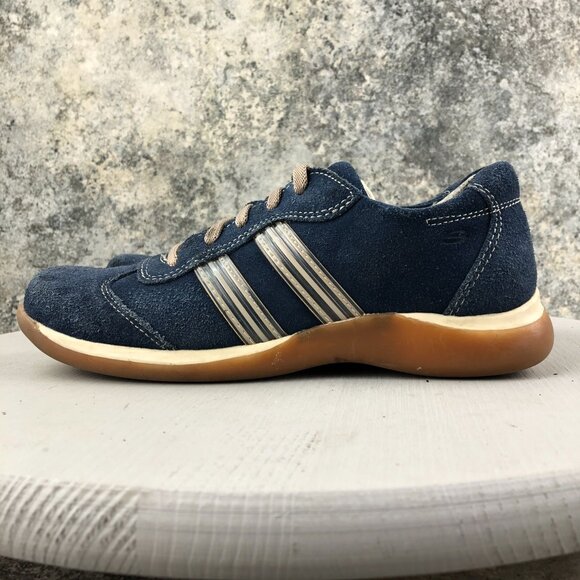 Skechers VTG Women's Size 8 90s Y2K Somethin' Else Blue Suede Sneakers 3490 - Picture 7 of 15